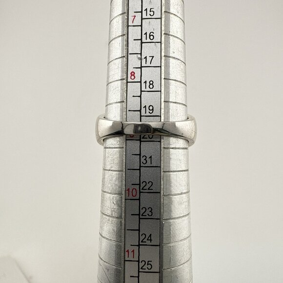 Chuck Clemency Sterling Silver Ring Blue Gemstone Oval Cluster STS size 9 QVC - Picture 13 of 14